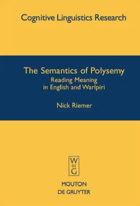Cover of The Semantics of Polysemy