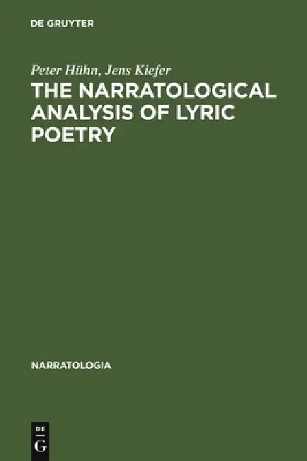 Cover of The Narratological Analysis of Lyric Poetry