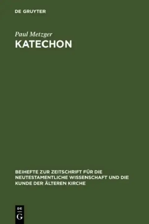 Cover of Katechon = Katechon