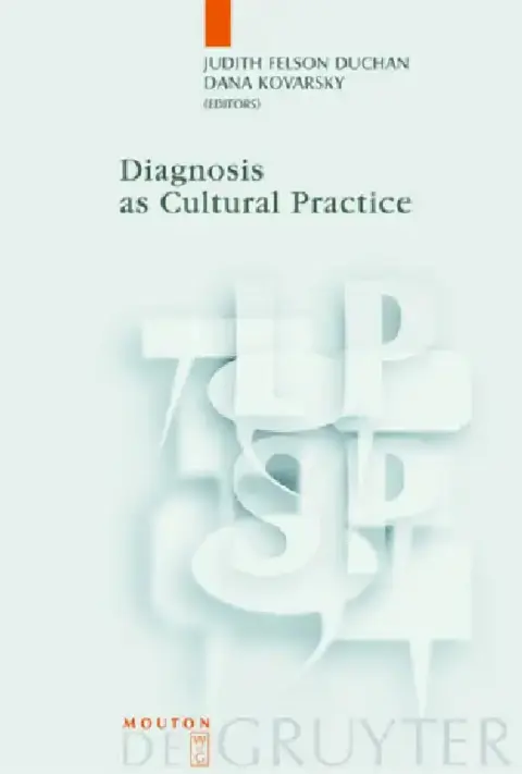 Cover of Diagnosis as Cultural Practice