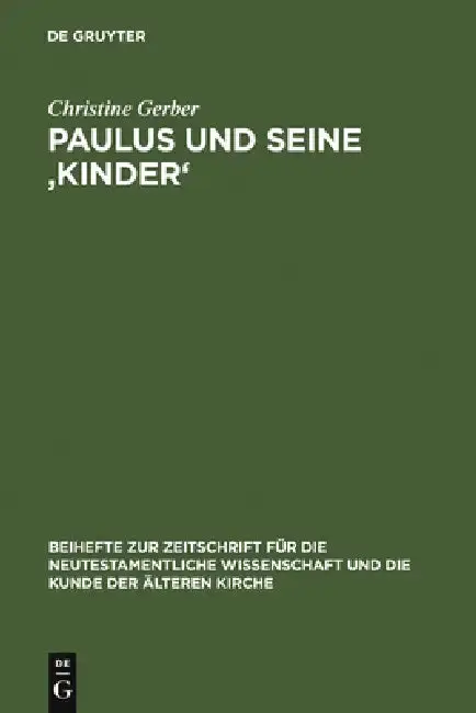 Cover of Paulus und seine 'Kinder'