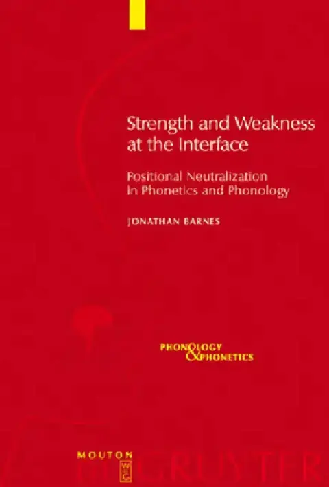 Cover of Strength and Weakness at the Interface