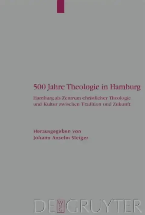 Cover of 500 Jahre Theologie in Hamburg