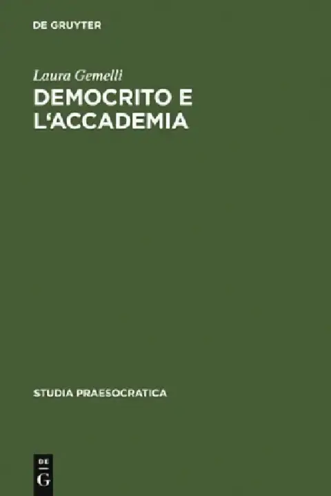 Cover of Democrito E L'Accademia