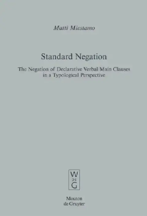 Cover of Standard Negation