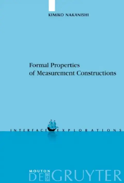 Cover of Formal Properties of Measurement Constructions