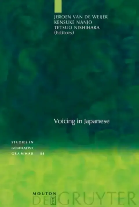 Cover of Voicing in Japanese