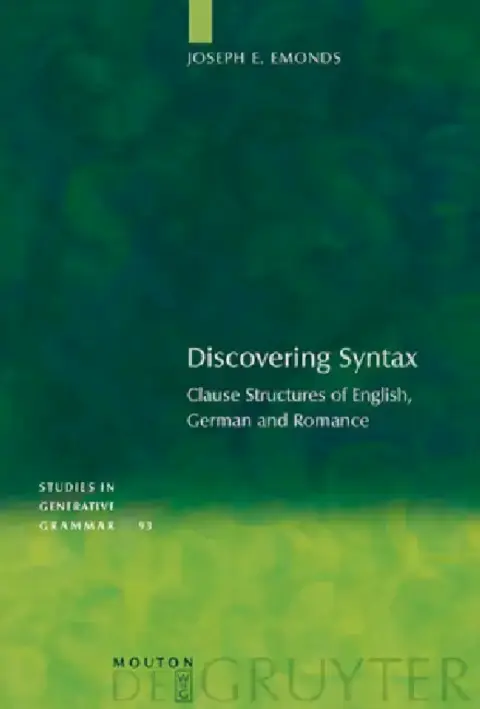 Cover of Discovering Syntax