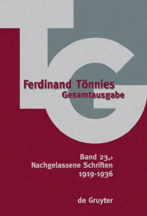 Cover of Nachgelassene Schriften