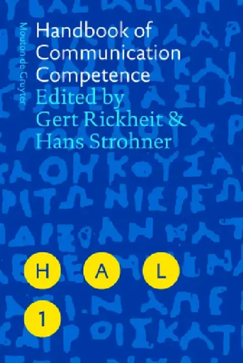 Cover of Handbook of Communication Competence