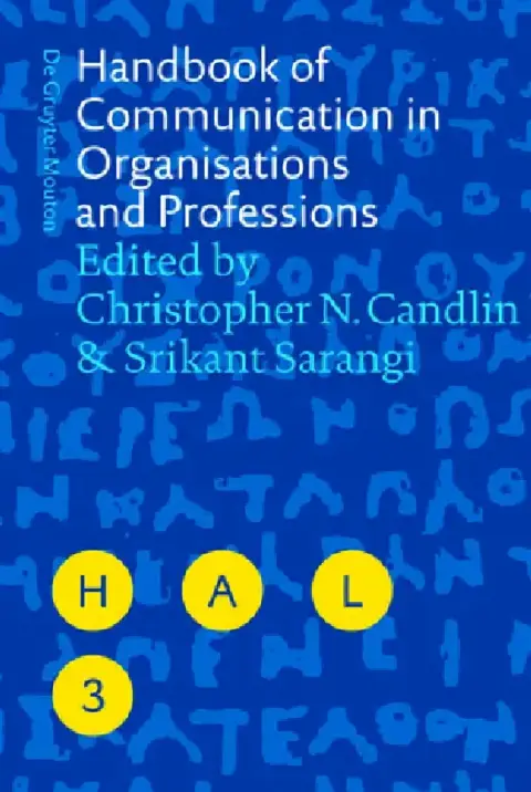 Cover of Handbook of Communication in Organisations and Professions