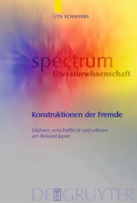 Cover of Konstruktionen der Fremde