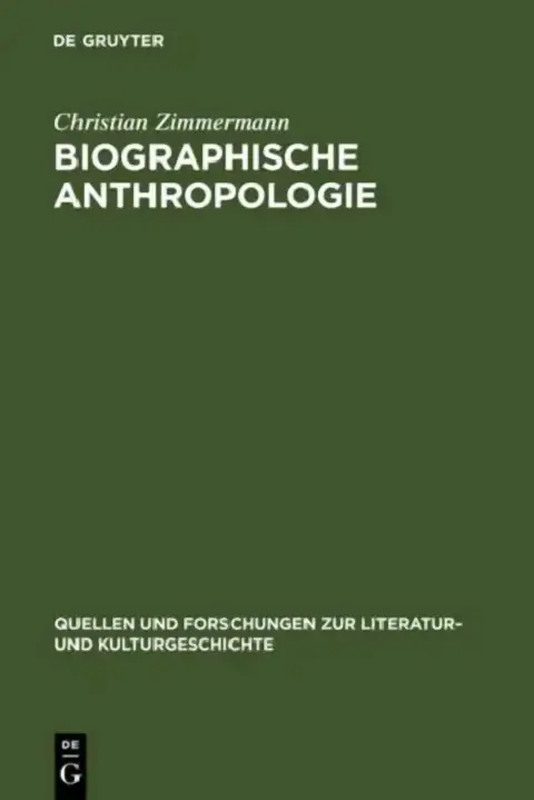 Cover of Biographische Anthropologie