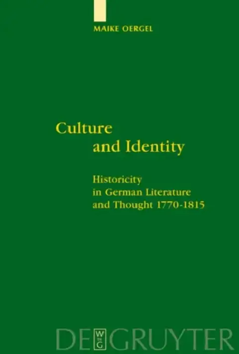 Cover of Culture and Identity