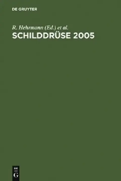 Cover of Schilddruse 2005