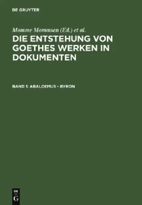 Cover of Abaldemus - Byron