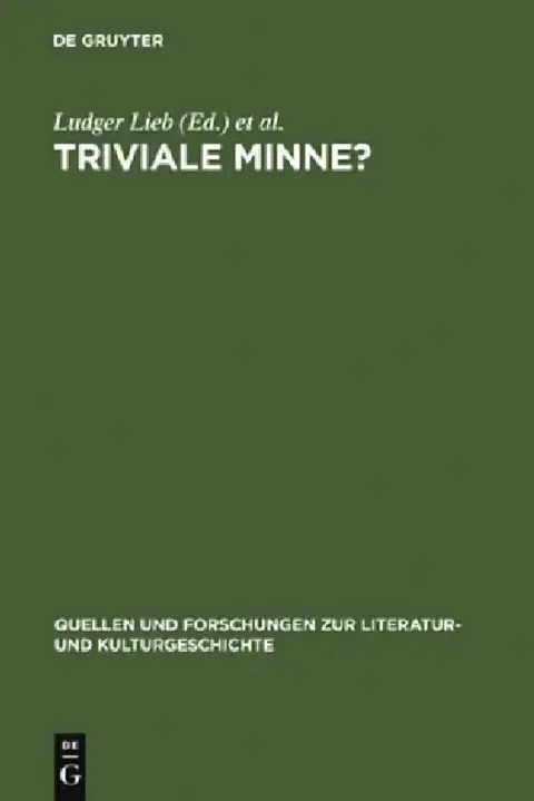 Cover of Triviale Minne?