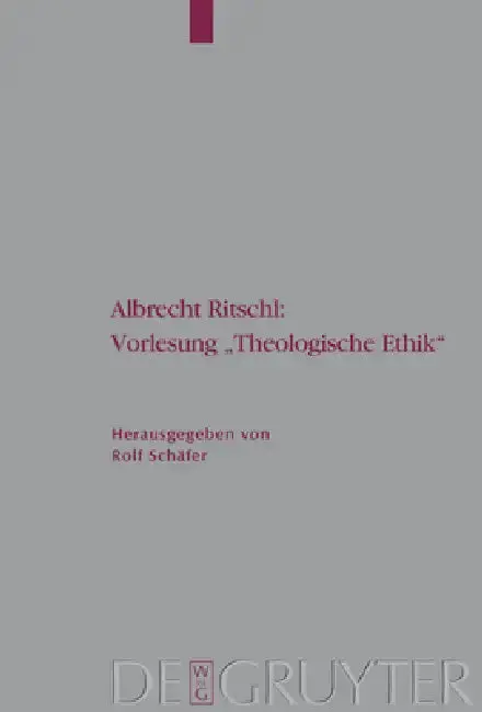 Cover of Albrecht Ritschl