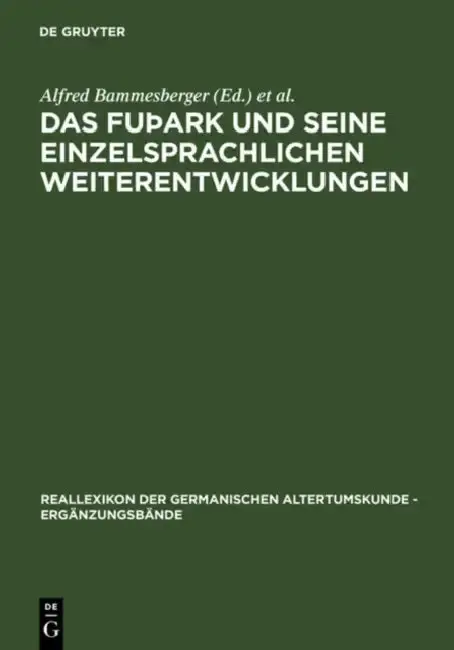 Cover of Das fuÞark und seine einzelsprachlichen Weiterentwicklungen
