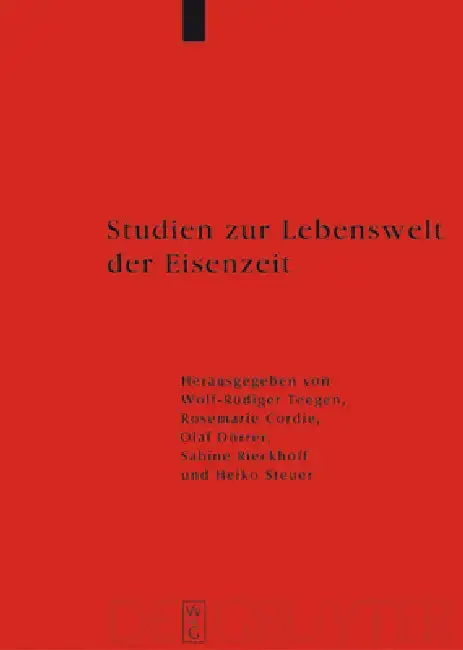 Cover of Studien Zur Lebenswelt Der Eisenzeit