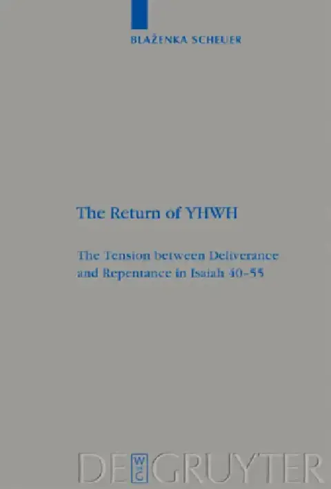 Cover of The Return of Yhwh