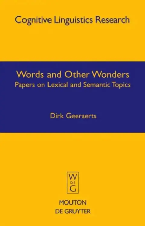 Cover of Words and Other Wonders