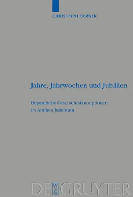 Cover of Jahre, Jahrwochen und Jubiläen