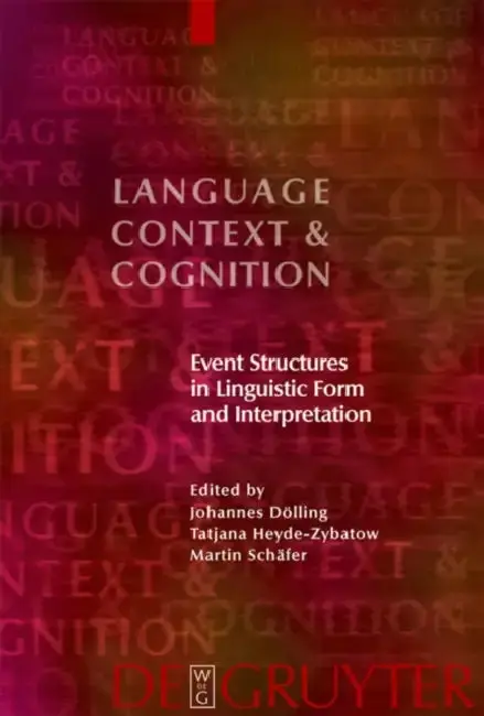 Cover of Event Structures in Linguistic Form and Interpretation