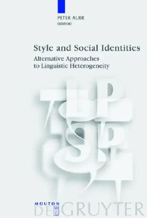 Cover of Style and Social Identities