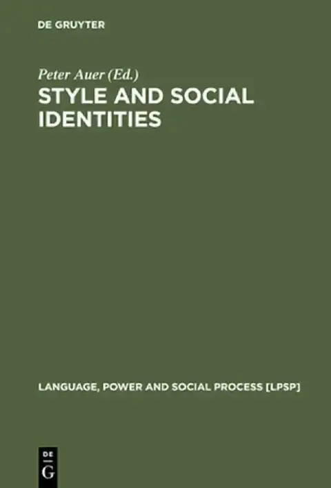 Cover of Style and Social Identities