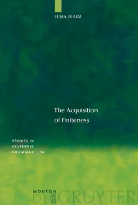 Cover of The Acquisition of Finiteness