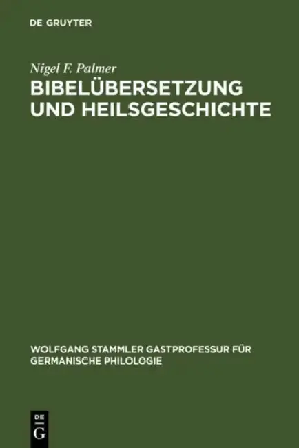 Cover of Bibelübersetzung und Heilsgeschichte