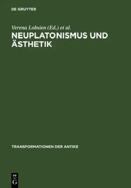 Cover of Neuplatonismus und Ästhetik