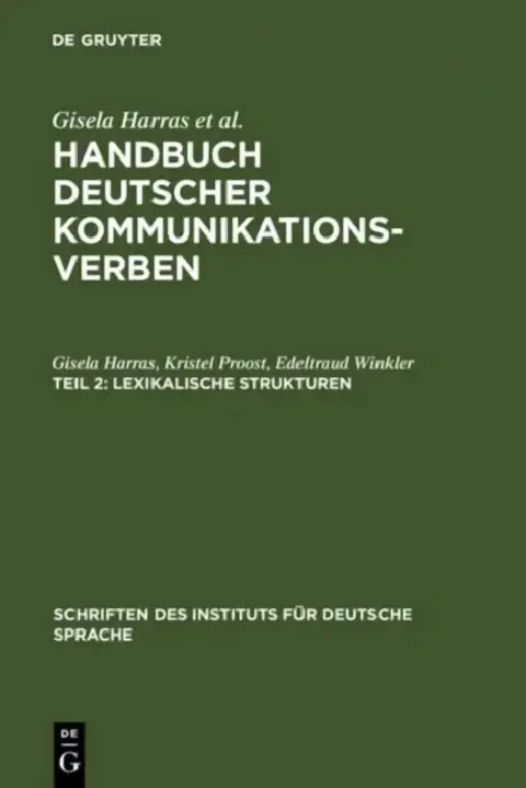 Cover of Lexikalische Strukturen