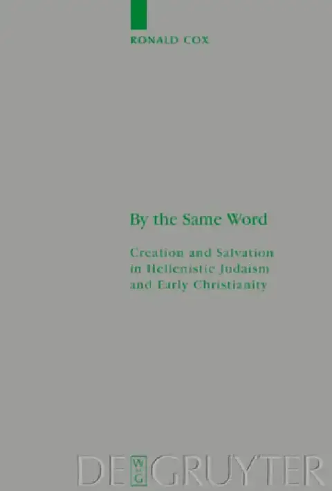 Cover of By the Same Word