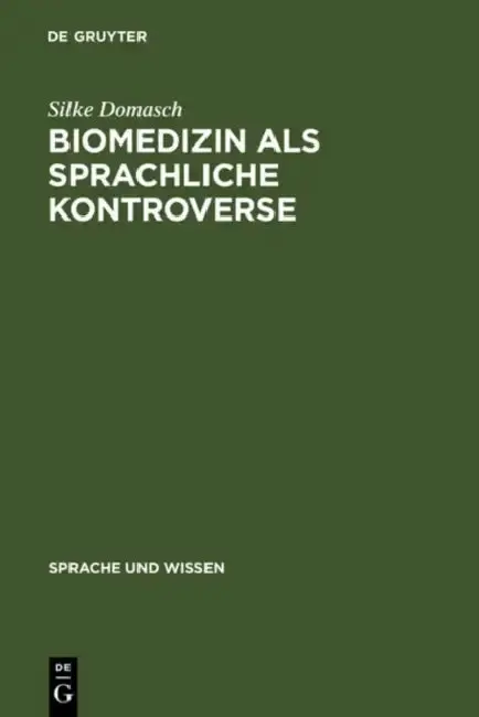 Cover of Biomedizin als sprachliche Kontroverse