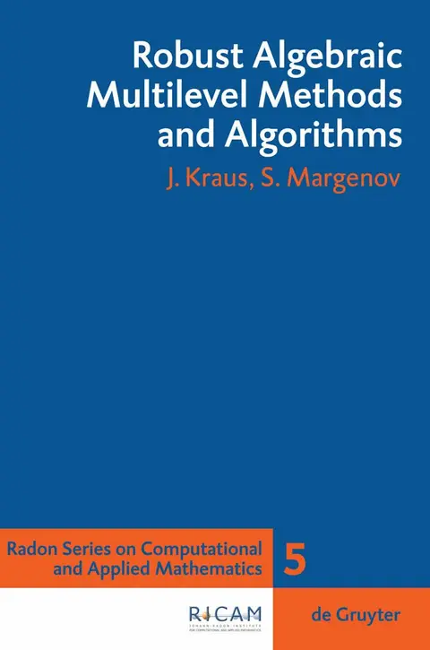 Cover of Robust Algebraic Multilevel Methods and Algorithms