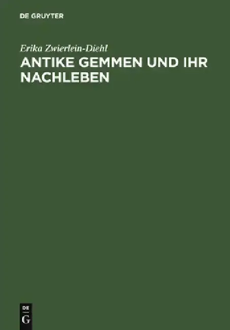 Cover of Antike Gemmen Und Ihr Nachleben