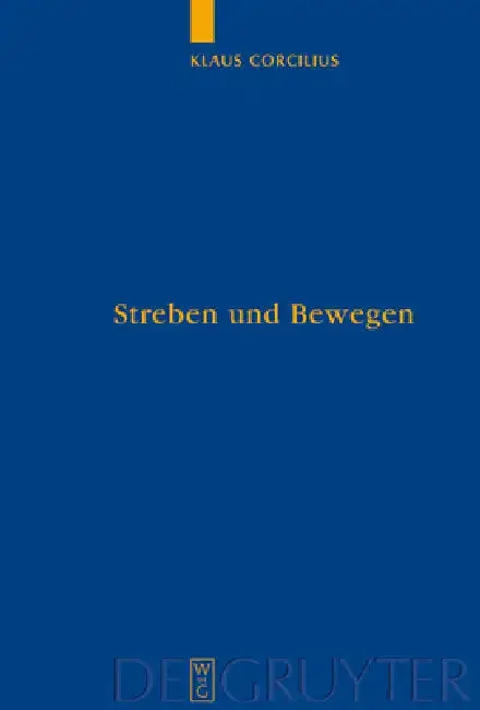 Cover of Streben und Bewegen