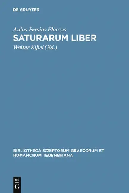 Cover of Saturarum Liber