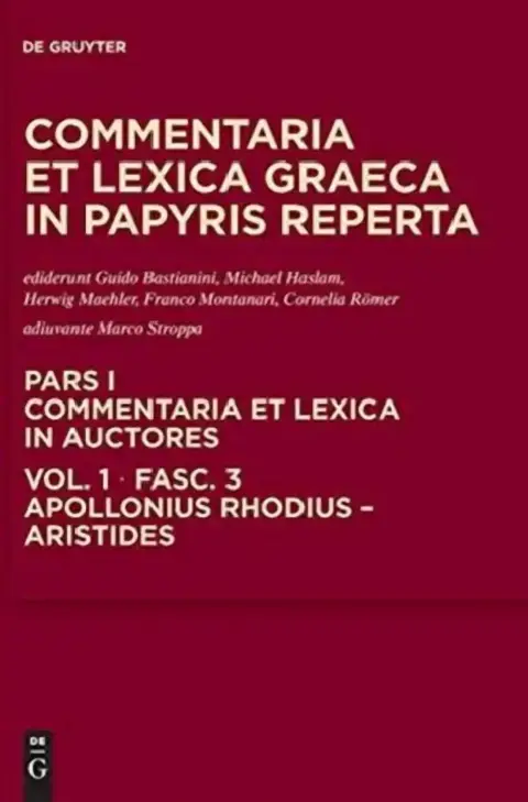 Cover of Apollonius Rhodius - Aristides