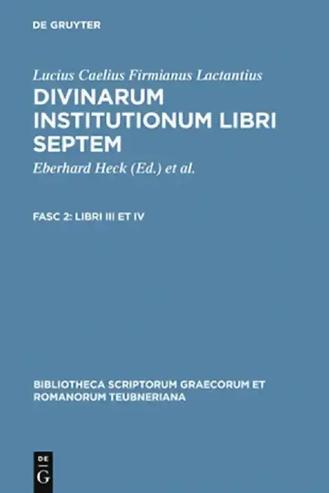 Cover of Libri III Et IV