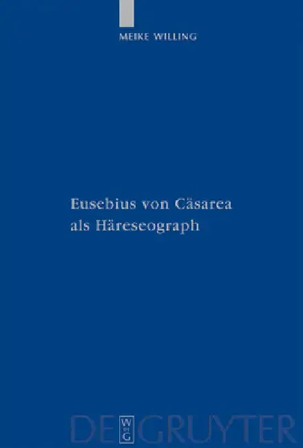 Cover of Eusebius Von Cäsarea ALS Häreseograph