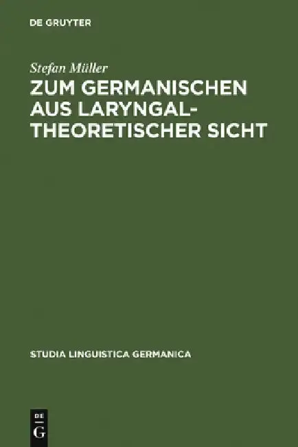 Cover of Zum Germanischen Aus Laryngaltheoretischer Sicht
