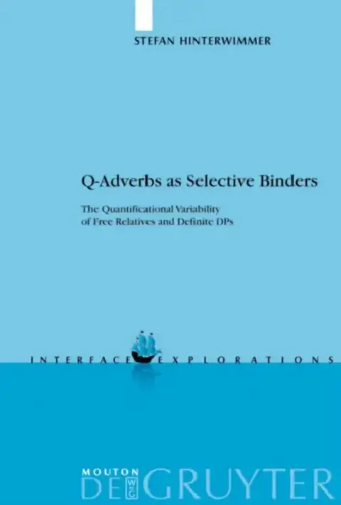 Cover of Q-Adverbs as Selective Binders