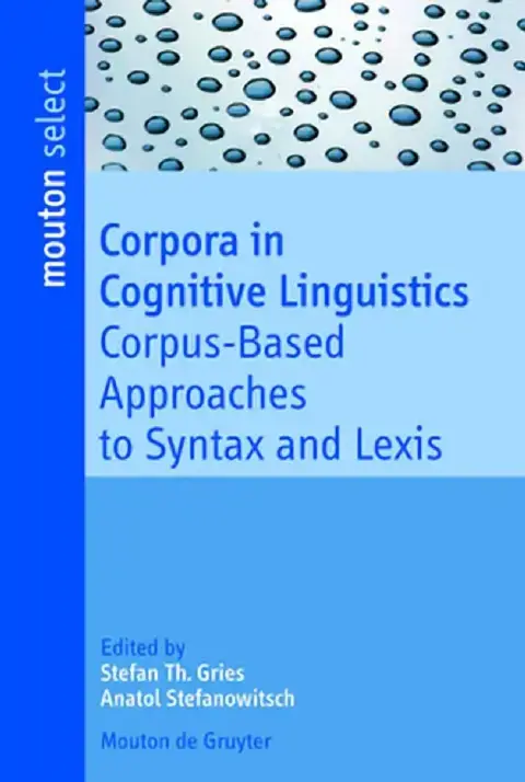 Cover of Corpora in Cognitive Linguistics