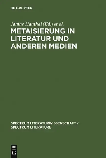 Cover of Metaisierung in Literatur und anderen Medien