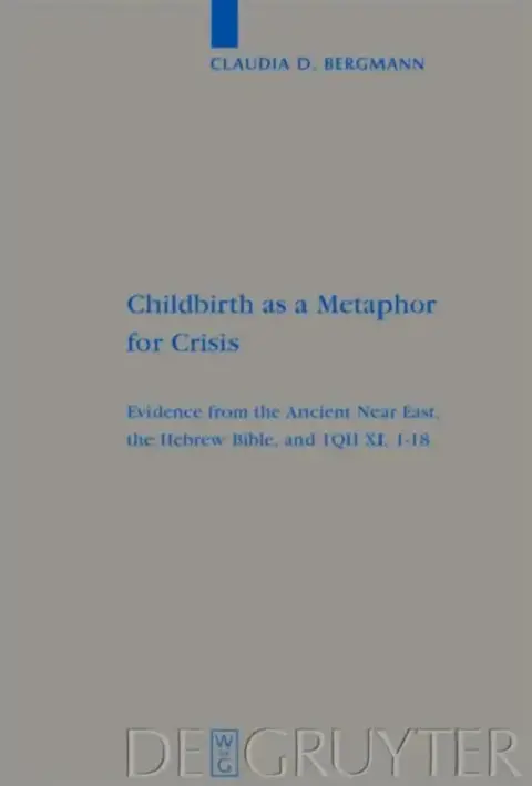Cover of Childbirth as a Metaphor for Crisis
