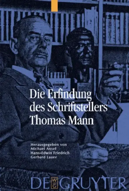 Cover of Die Erfindung des Schriftstellers Thomas Mann