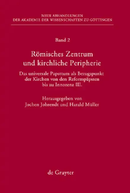 Cover of Römisches Zentrum und kirchliche Peripherie